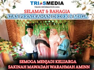 Pimpinan Head Of News Gathering TRIASMEDIA : Mulian Pratama Purba Happy wedding Dedek & Meda