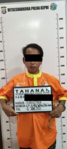Ditresnarkoba Polda Kepri Amankan Seorang Tersangka Tindak Pidana Narkotika Jenis Sabu