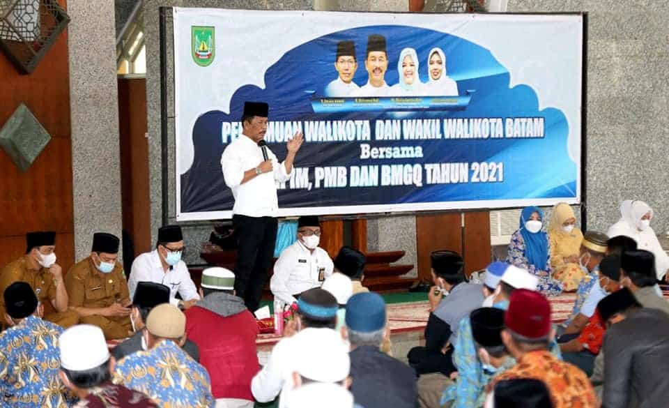 Walikota Batam Bersilaturahmi Dengan Guru TPQ Imam dan Mubaligh Se-Kota Batam