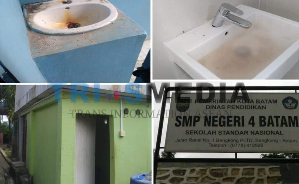 Wahh..! Rehab Toilet di SMP Negeri 4 Batam Mencapai Rp 411.766.551 Juta Rupiah